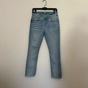 Light Blue Women's Jeans “The Relaxed Skinny” 7 for all mankind Size 25
